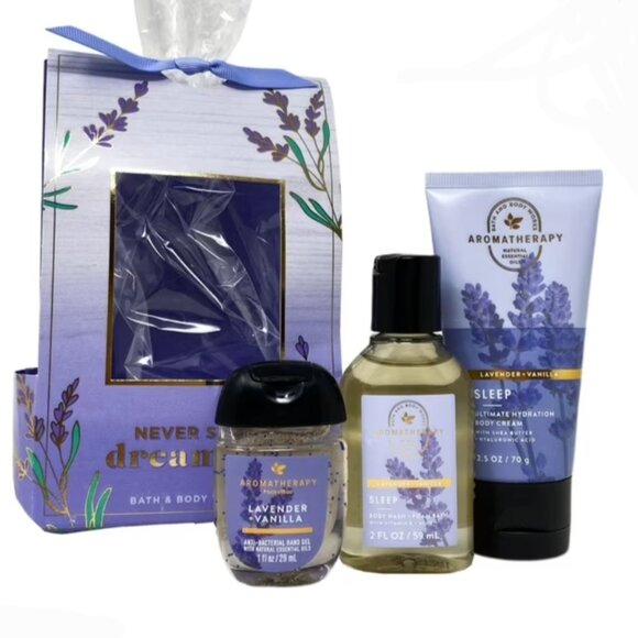 Other - Bath & Body Works Aromatherapy Lavender Vanilla Gift Set